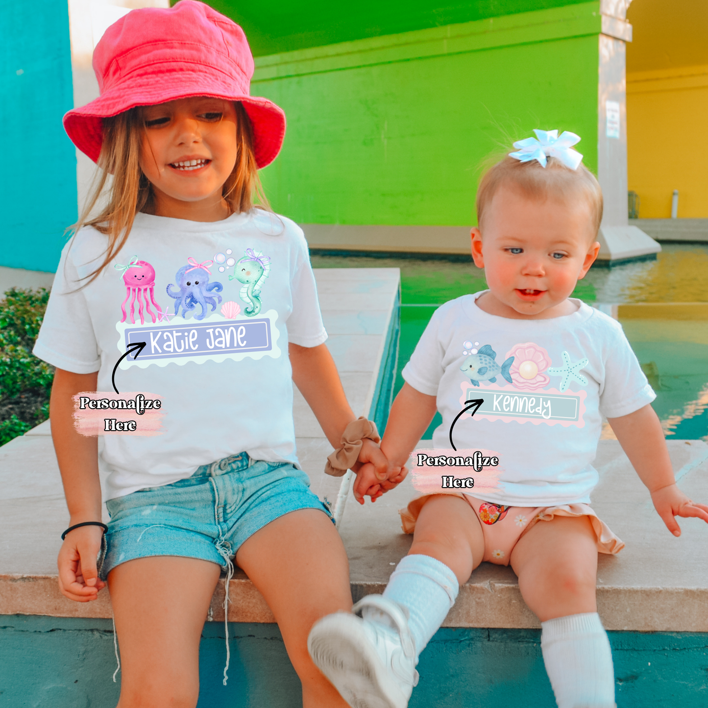 Ocean Friends Nameplate - ‼️Fully Customizable Transfer‼️