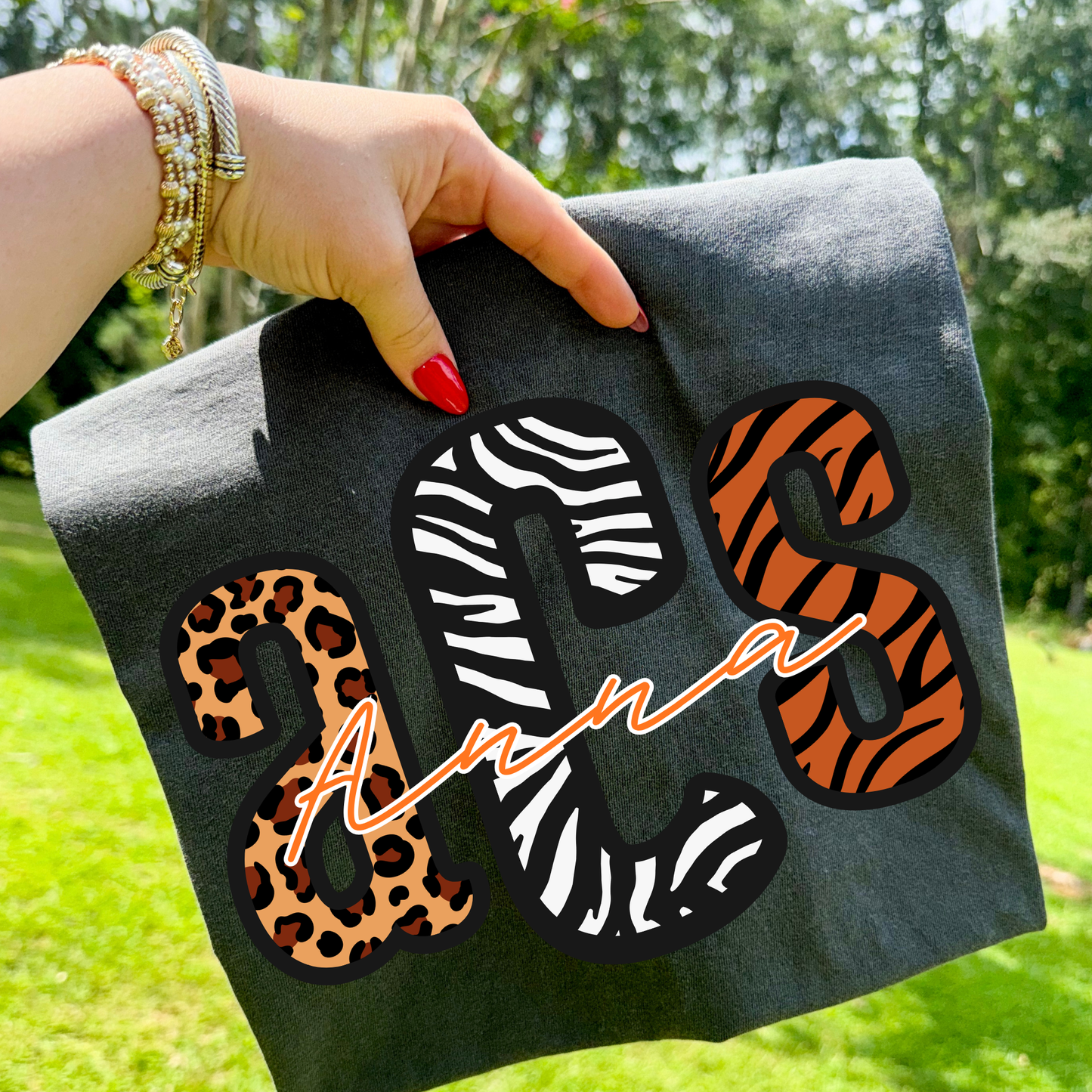 Animal Safari - Custom Monogram Transfer