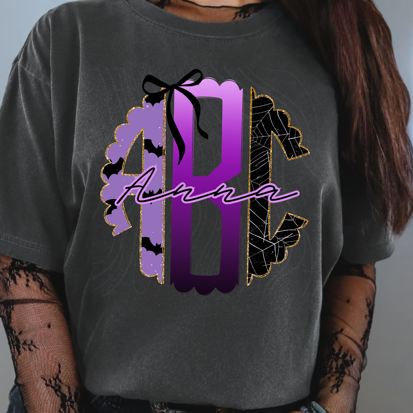 Halloween Bat - Custom Monogram Transfer