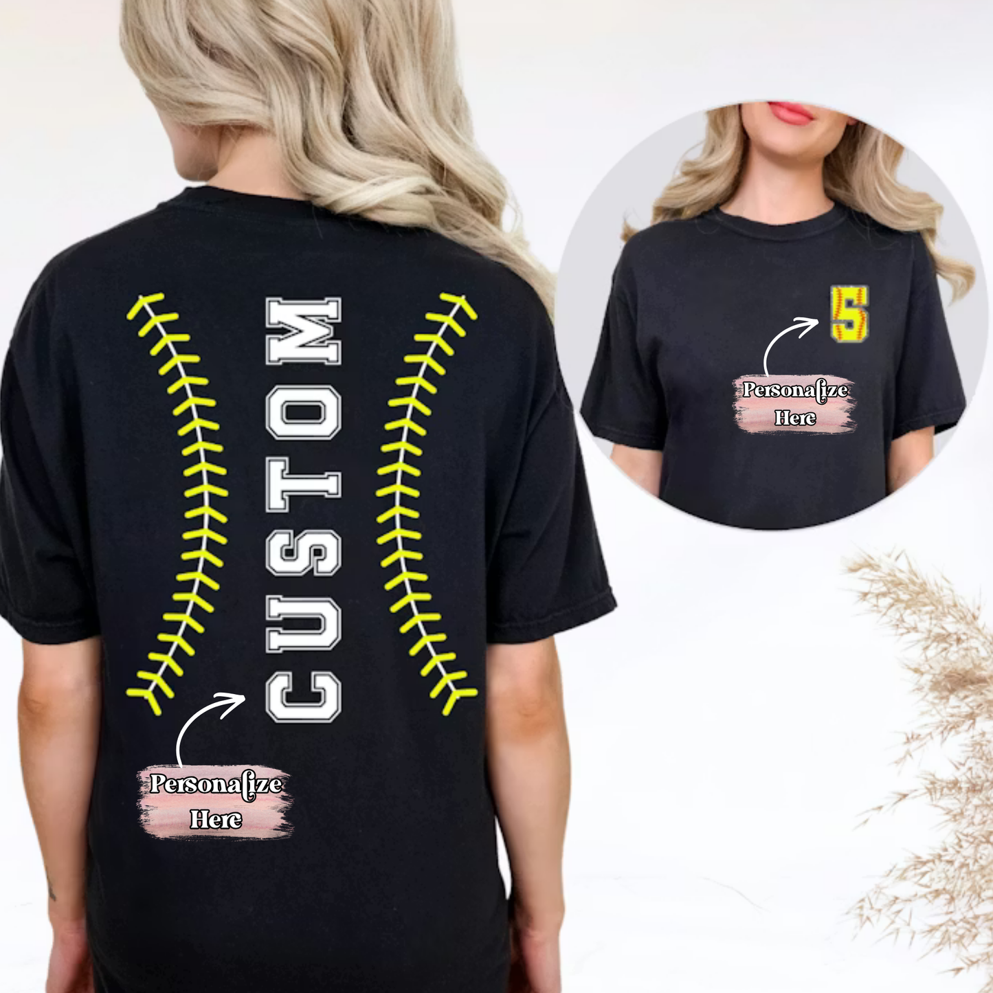 Baseball/Softball Stitches - ‼️Fully Customizable Transfer‼️