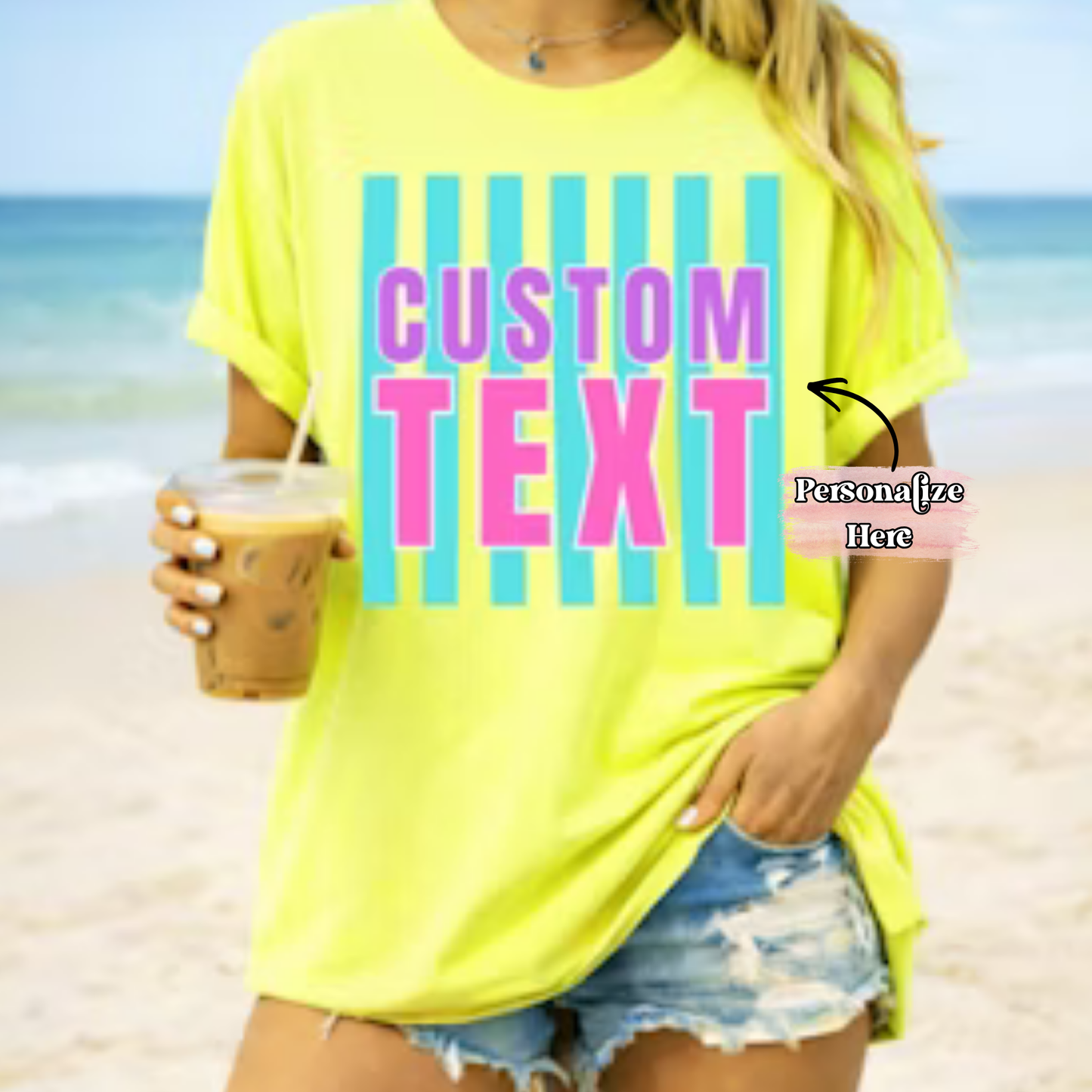 Summer Stripes - ‼️Fully Customizable Transfer‼️