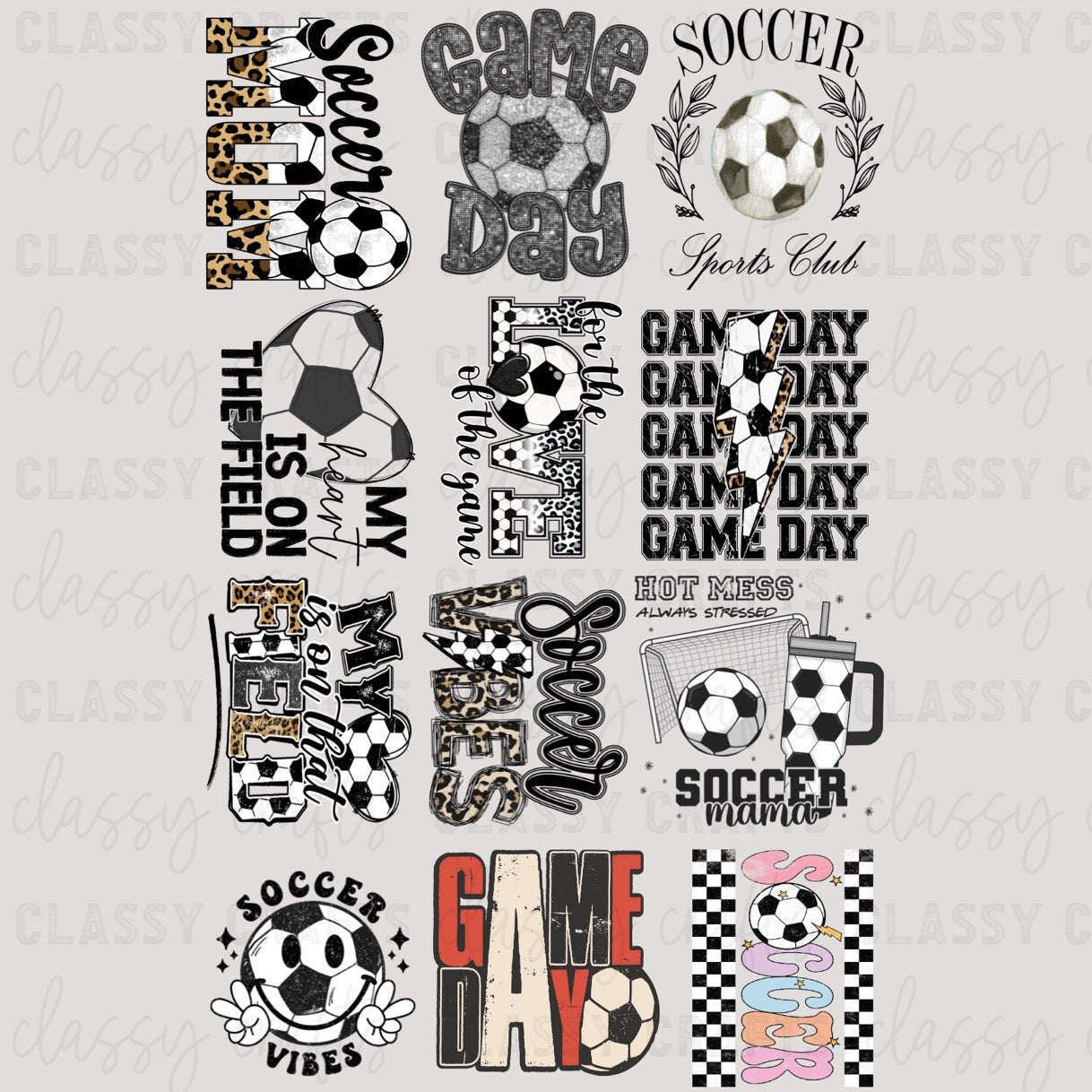 Soccer - 30x48 - PREMADE GANG SHEET