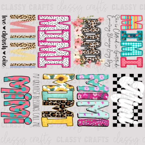 MIMI - 30x24 - MINI PREMADE GANG SHEET