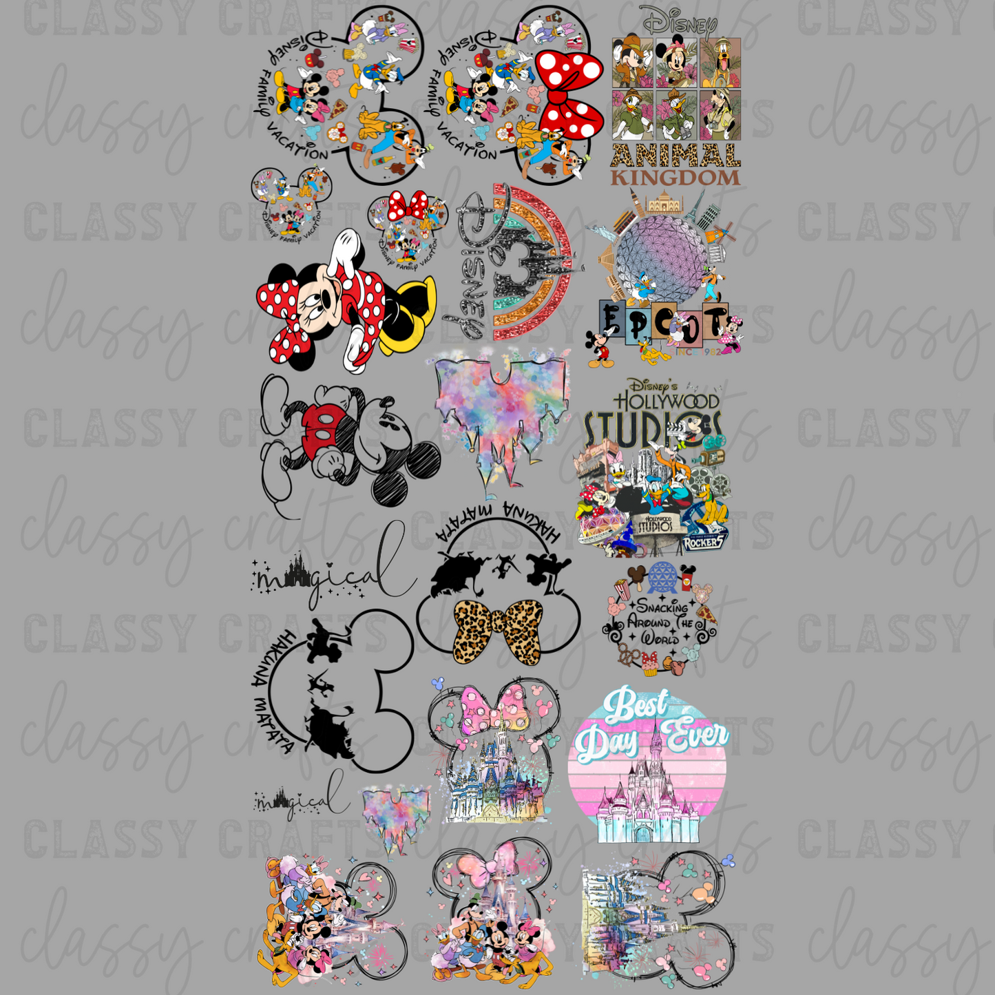 Happiest Place Ever - 30x60 - PREMADE GANG SHEET
