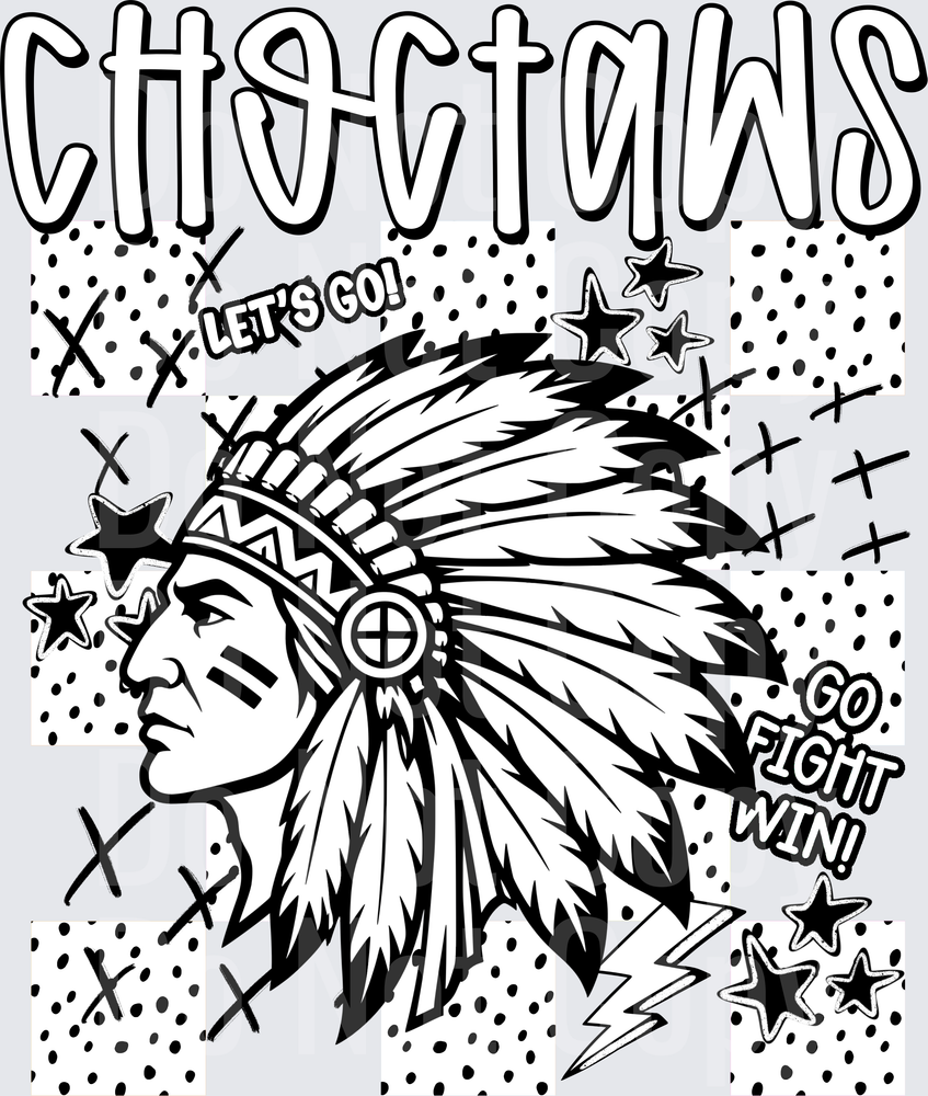 Choctaws Dotties And Doodles (DTF)
