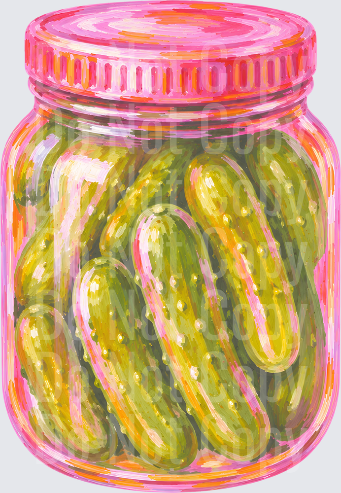 PICKLE JAR BRUSH PINK (DTF)