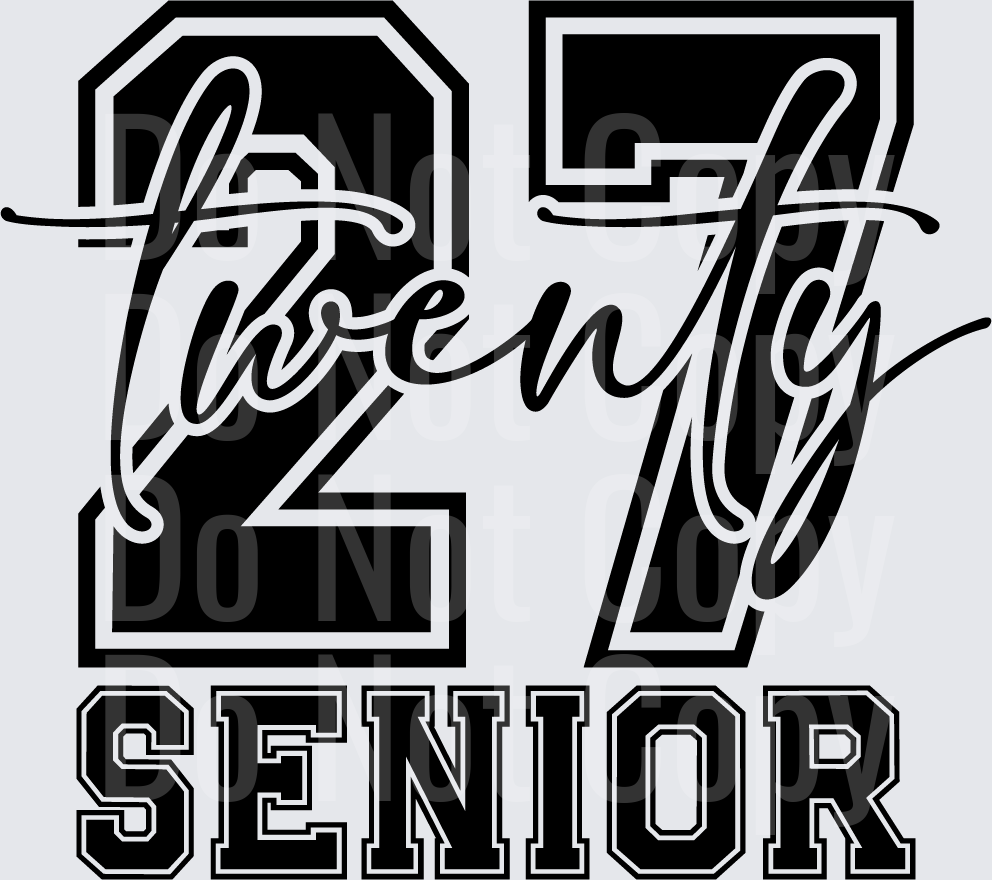 Twenty Four Senior Class of 2024 Graduation Design (DTF)