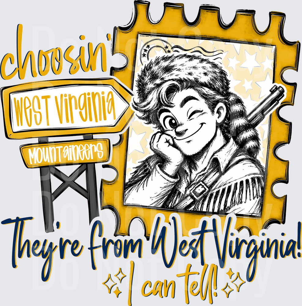 Choosin wvu (DTF)