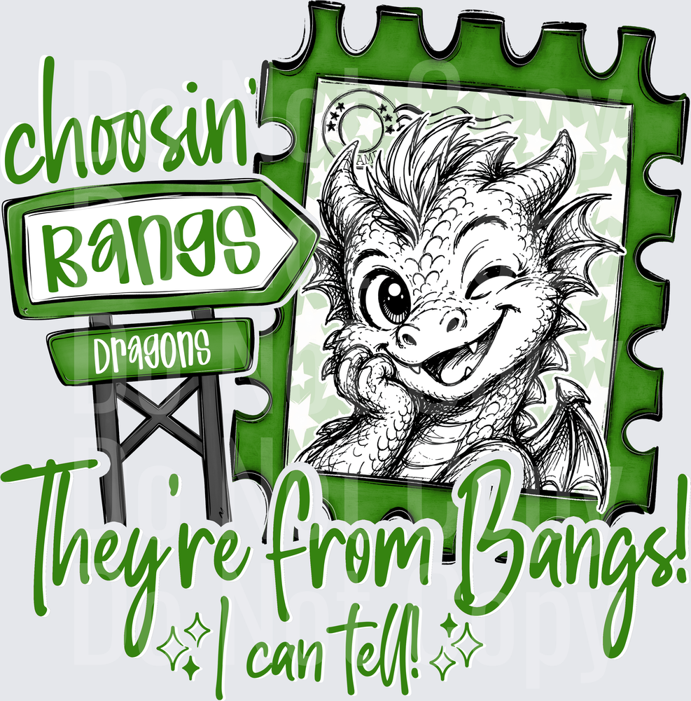 Choosin Bangs Dragons (DTF)