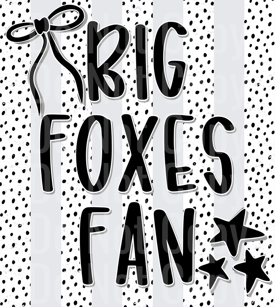 Big Foxes Fan (DTF)