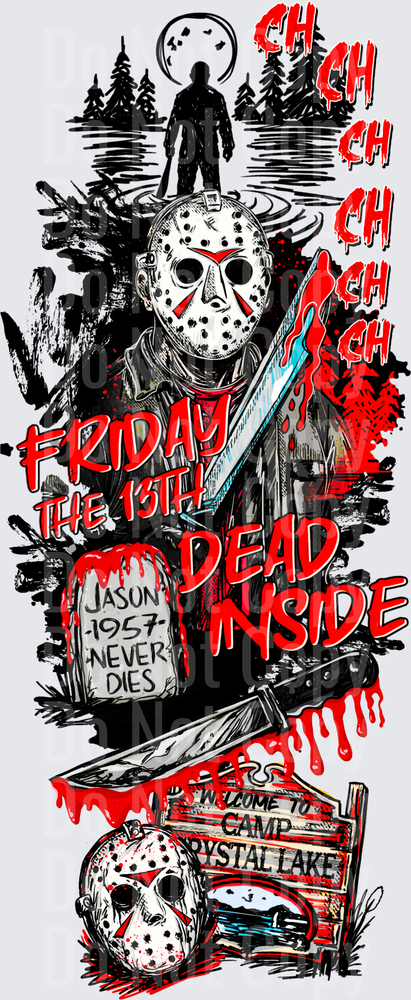 Friday The 13th Jason Dead Inside Camp Crystal Lake (DTF)
