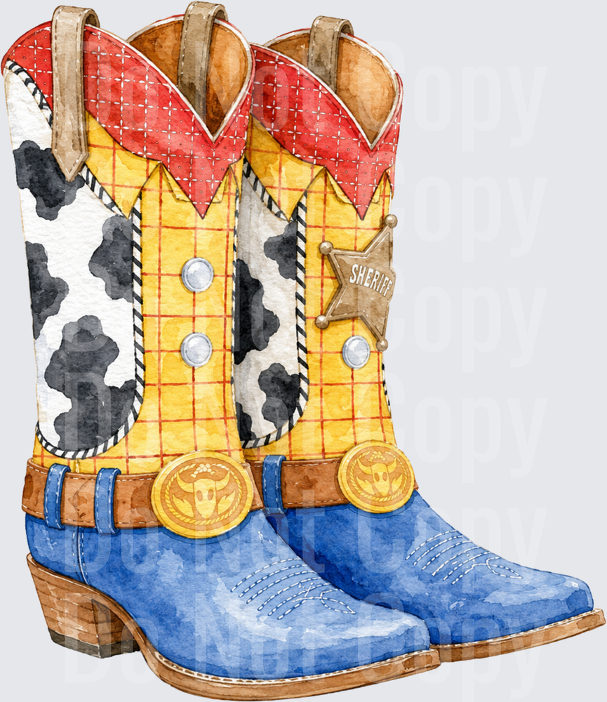 TS Cowboy Boots (DTF)