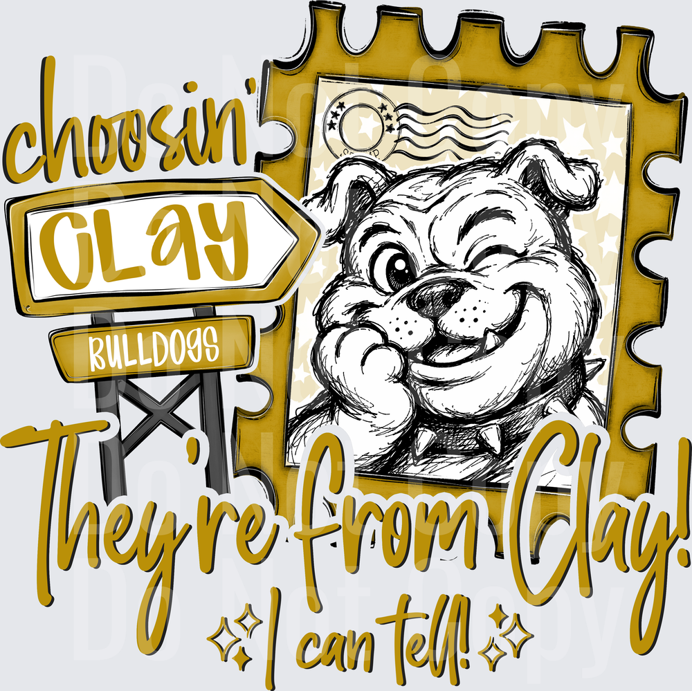 Choosin Clay Bulldogs (DTF)