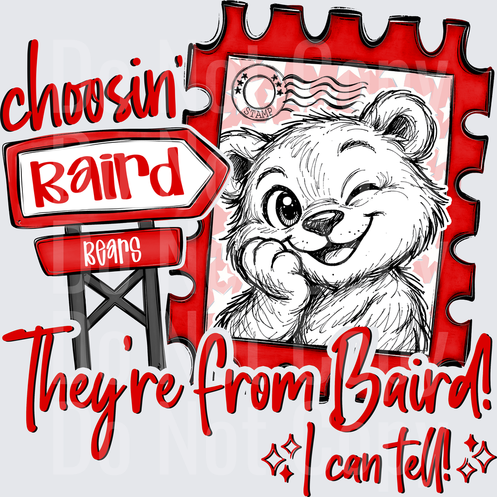 Choosin Baird Bears (DTF)