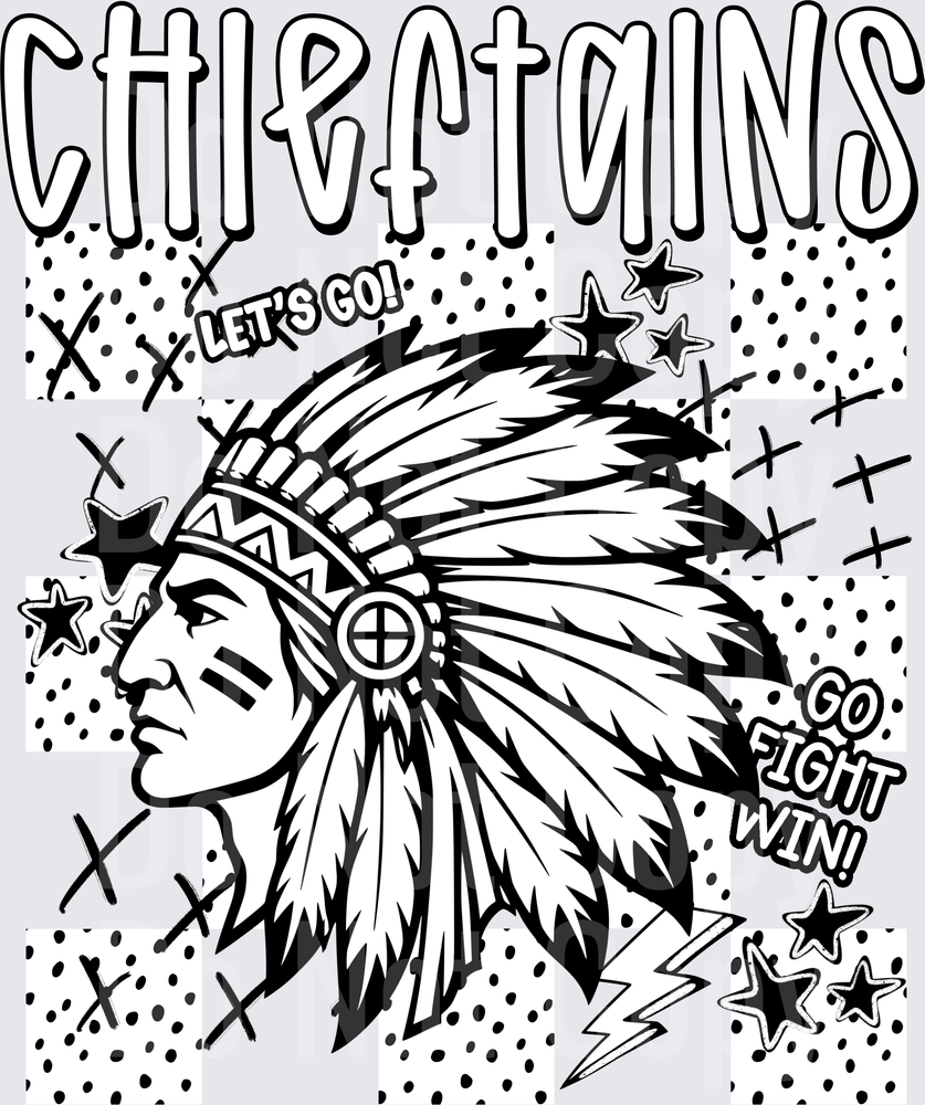 Chieftains Dotties And Doodles (DTF)