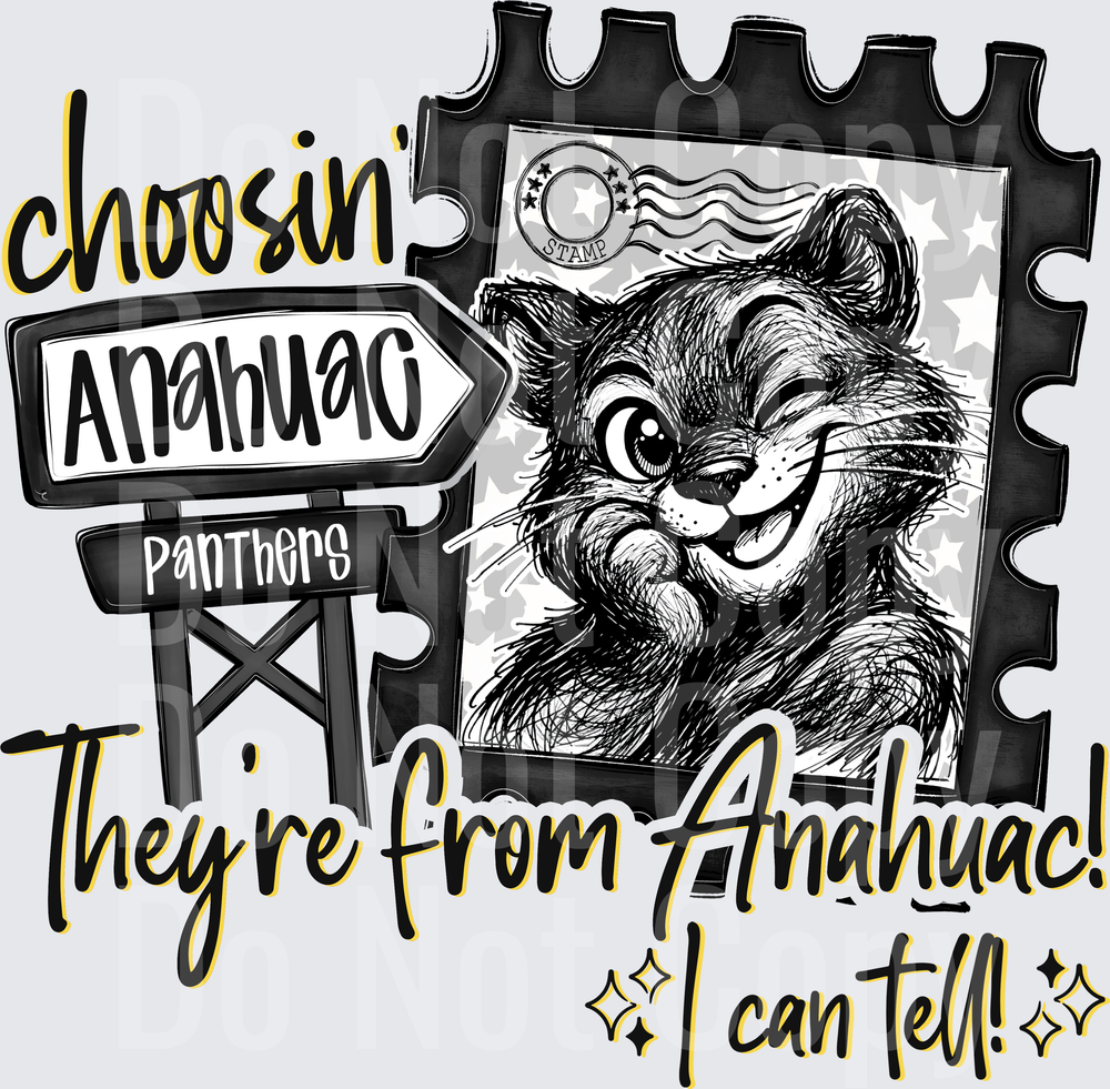 Choosin Anahuac Panthers (DTF)