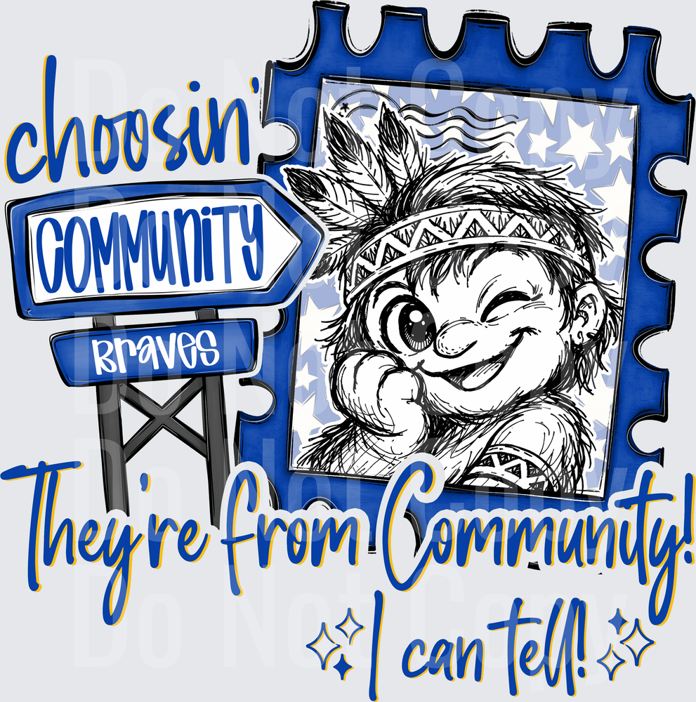 Choosin Community Braves (DTF)