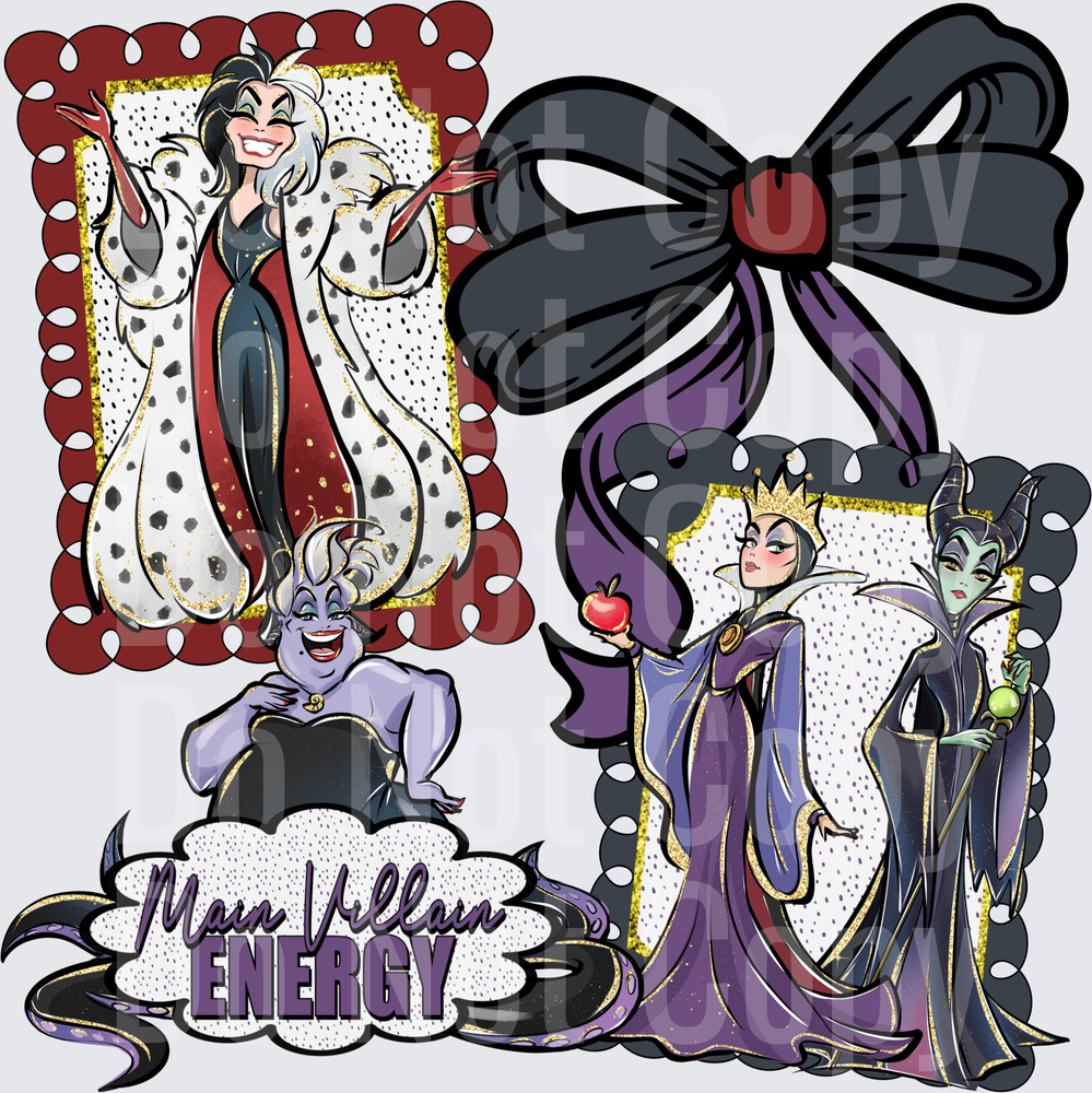 Main Villain Energy Four Classic Villains Dark Bow (DTF)