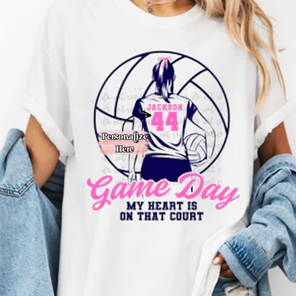 Volleyball Game Day -  ‼️Fully Customizable Transfer‼️