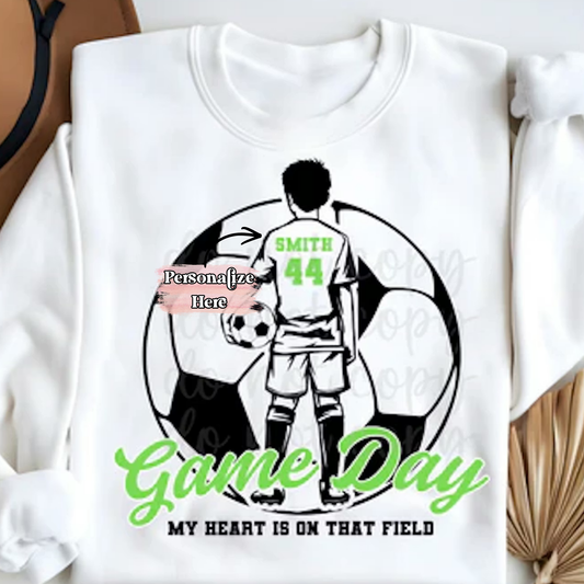 Soccer Game Day -  ‼️Fully Customizable Transfer‼️