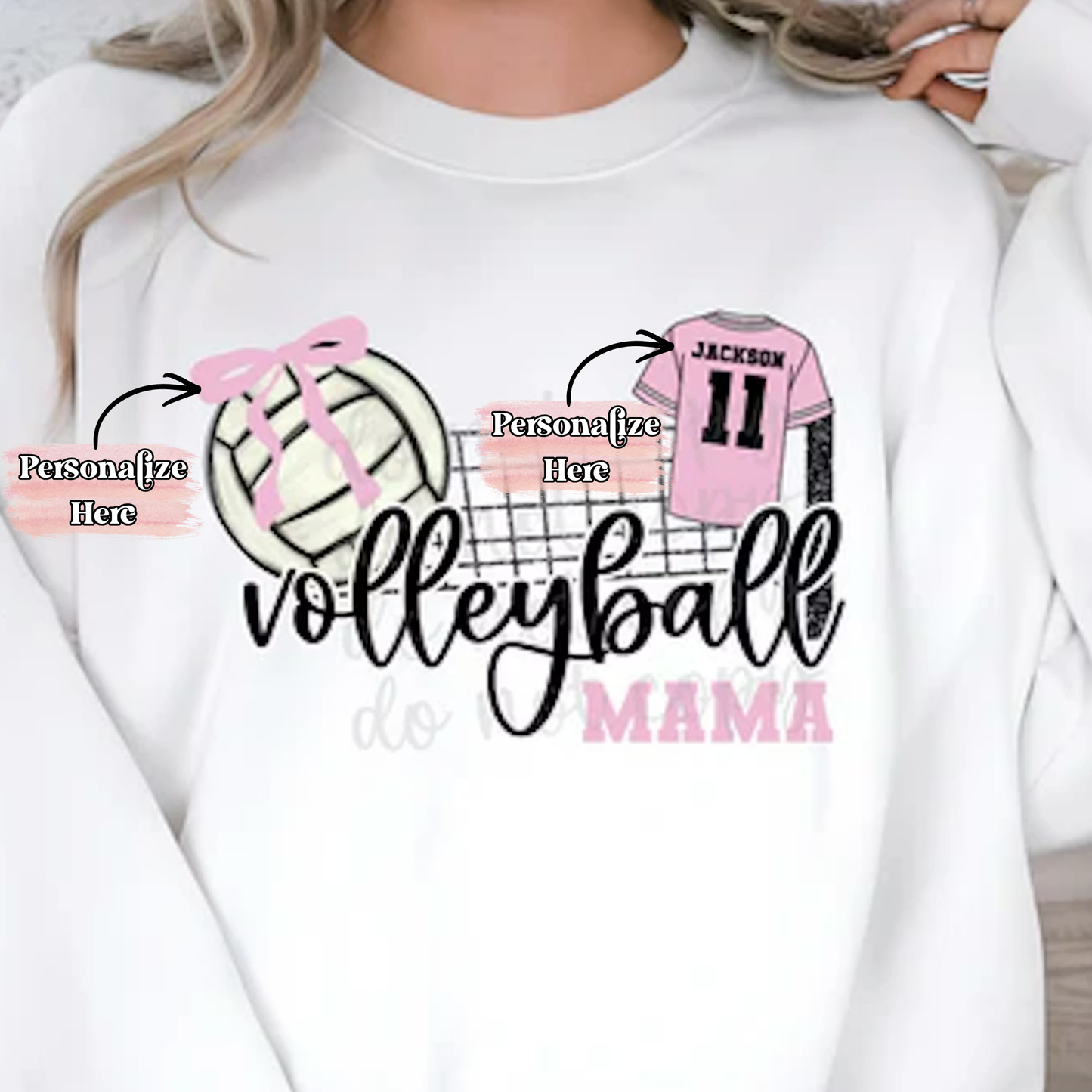 Volleyball Supporter -  ‼️Fully Customizable Transfer‼️