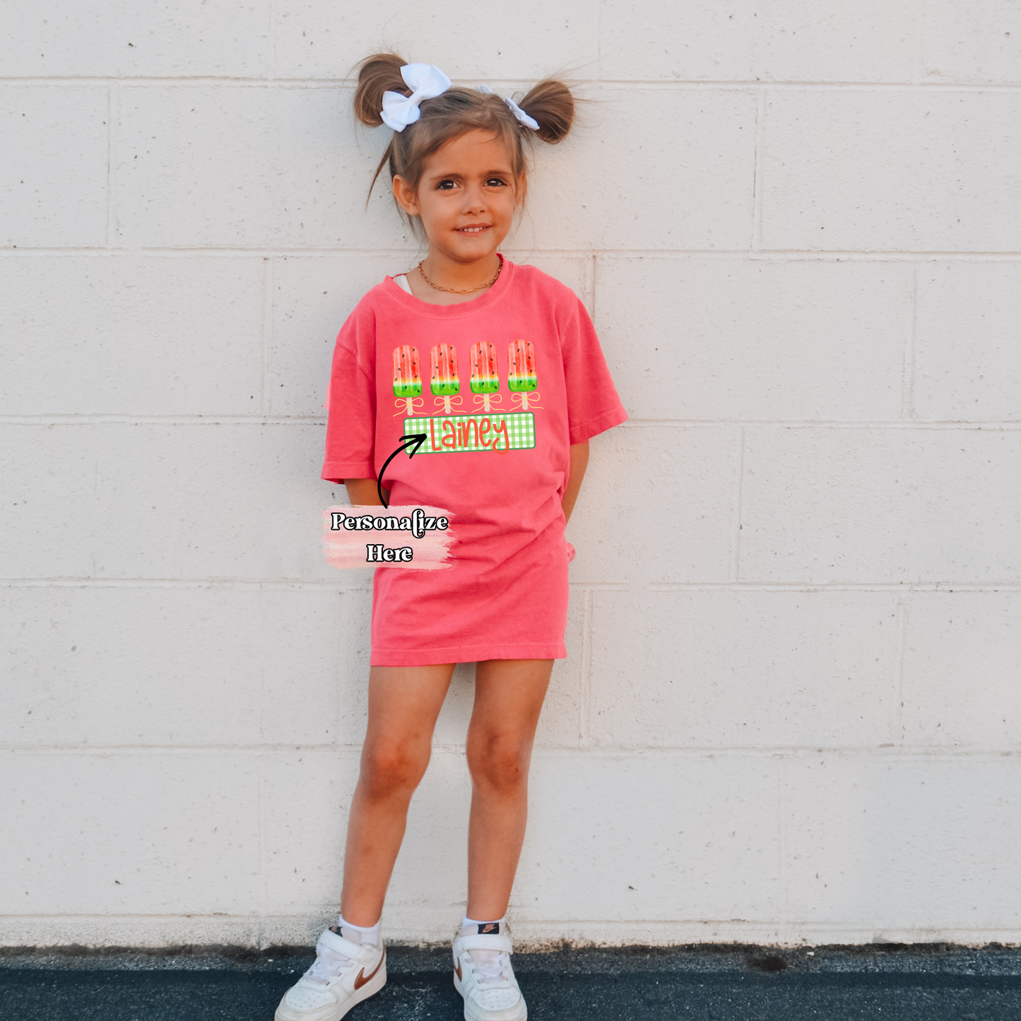 Watermelon Popcicles Nameplate -  ‼️Fully Customizable Transfer‼️