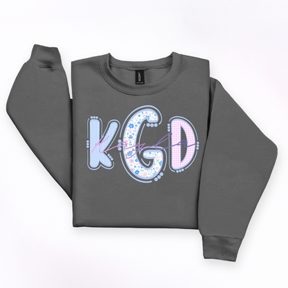 Preppy Grandmillennial  - Custom Monogram Transfer