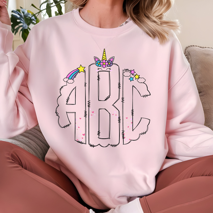 Unicorn Magic -  Custom Monogram Transfer