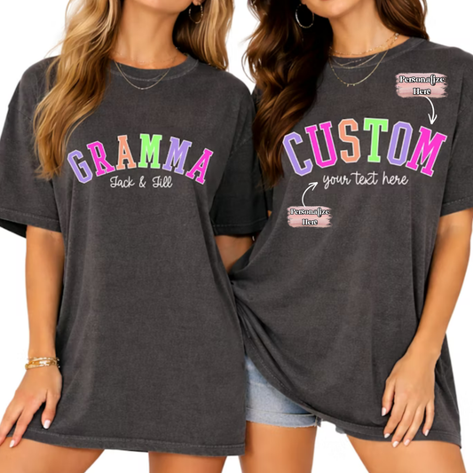 Bright Colored Arched Text -  ‼️Fully Customizable Transfer‼️