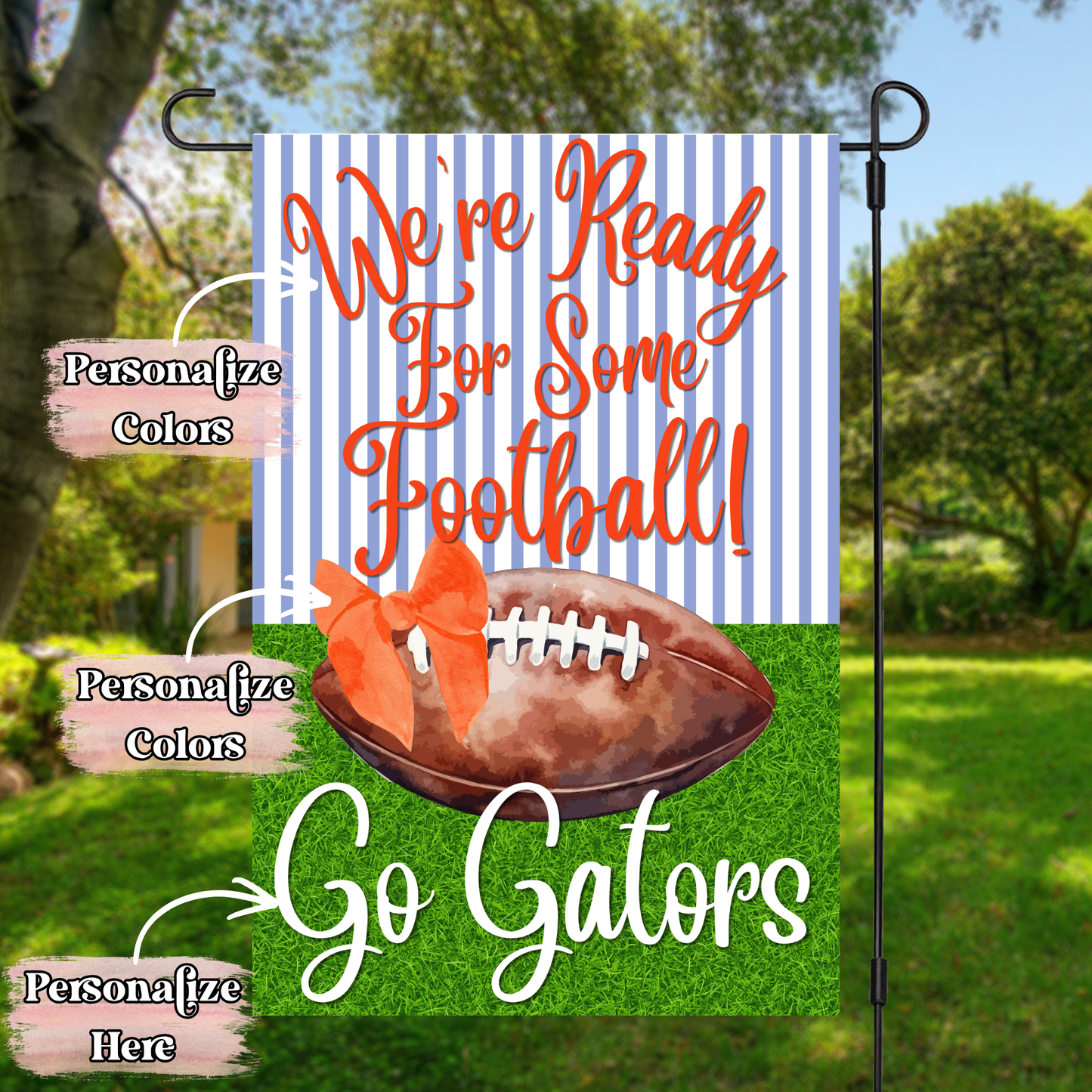 Ready For Some Football - 12x18 Inches - ‼️Fully Customizable Transfer‼️