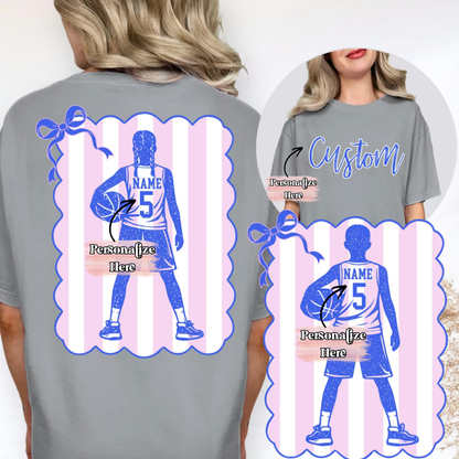 Preppy Basketball Stripes -  ‼️Fully Customizable Transfer‼️