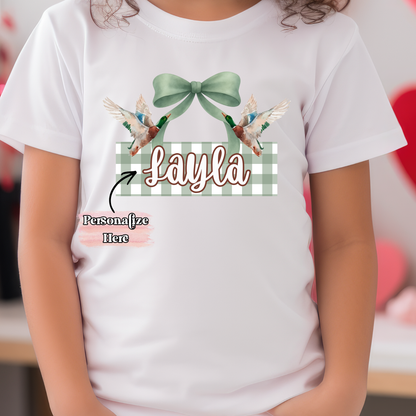 Preppy Ducks Nameplate -  ‼️Fully Customizable Transfer‼️