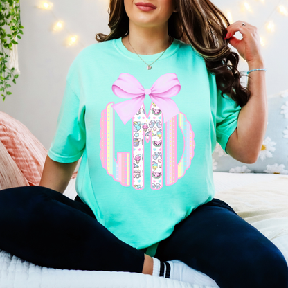 Kawaii Summer - Custom Monogram Transfer