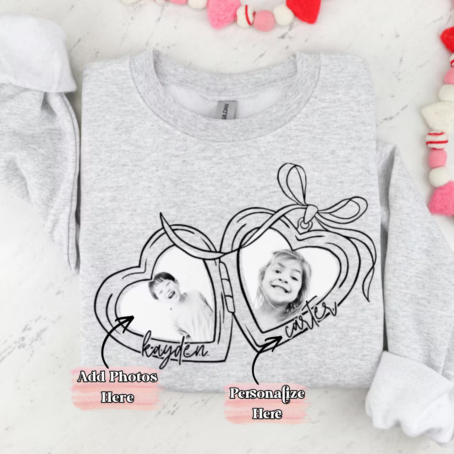 Photo Heart Locket - ‼️FULLY CUSTOMIZABLE‼️ Transfer