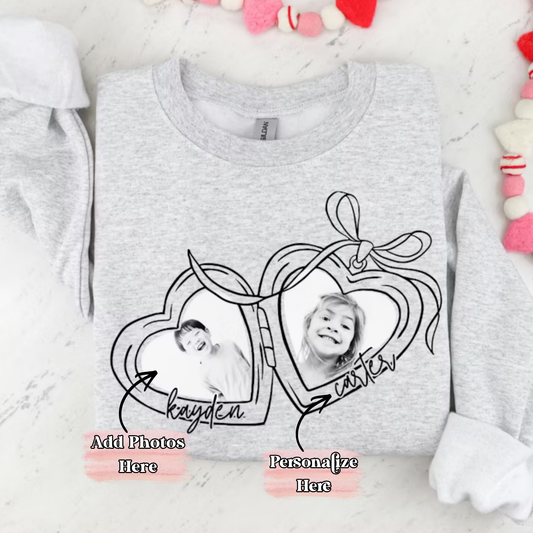 Photo Heart Locket - ‼️FULLY CUSTOMIZABLE‼️ Transfer