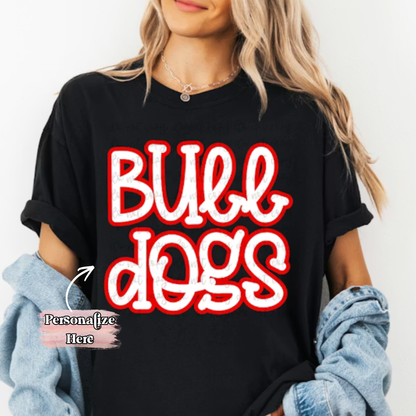 Bright Stacked Letters -  ‼️Fully Customizable Transfer‼️