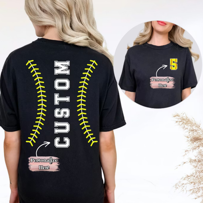 Baseball/Softball Stitches -  ‼️Fully Customizable Transfer‼️