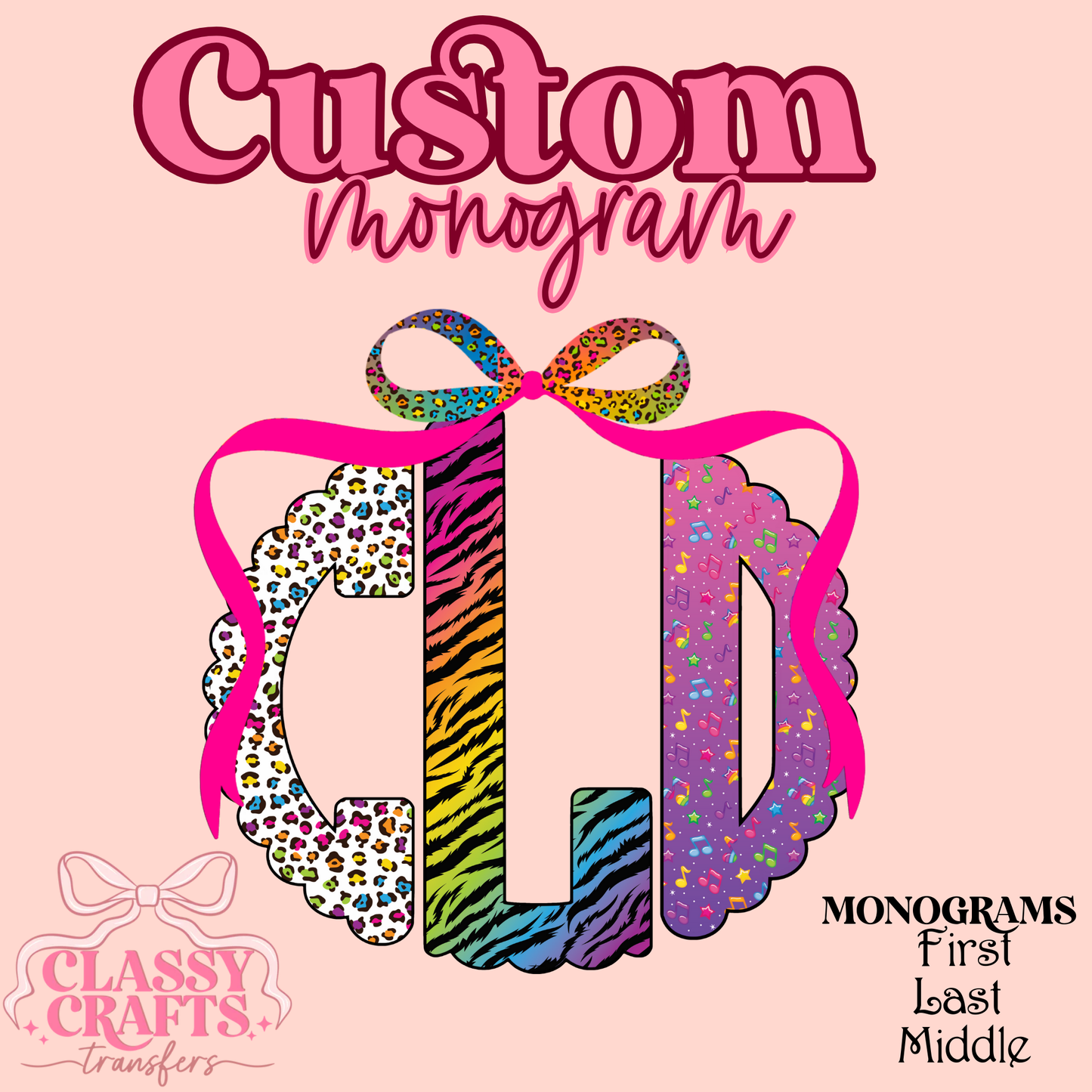 LF Inspired - Custom Monogram Transfer