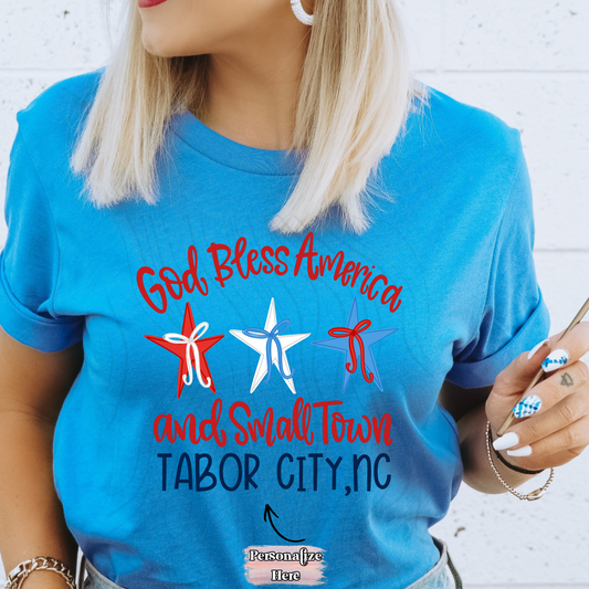 Small Town 4th Of July - ‼️FULLY CUSTOMIZABLE‼️Transfer