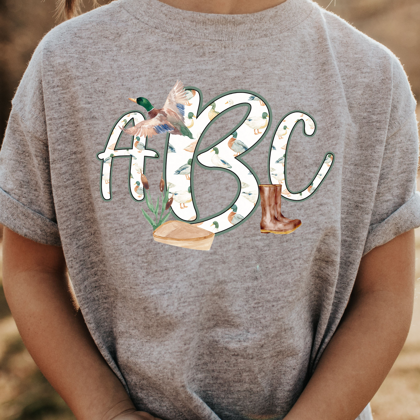 Duck Hunting - Custom Monogram Transfer