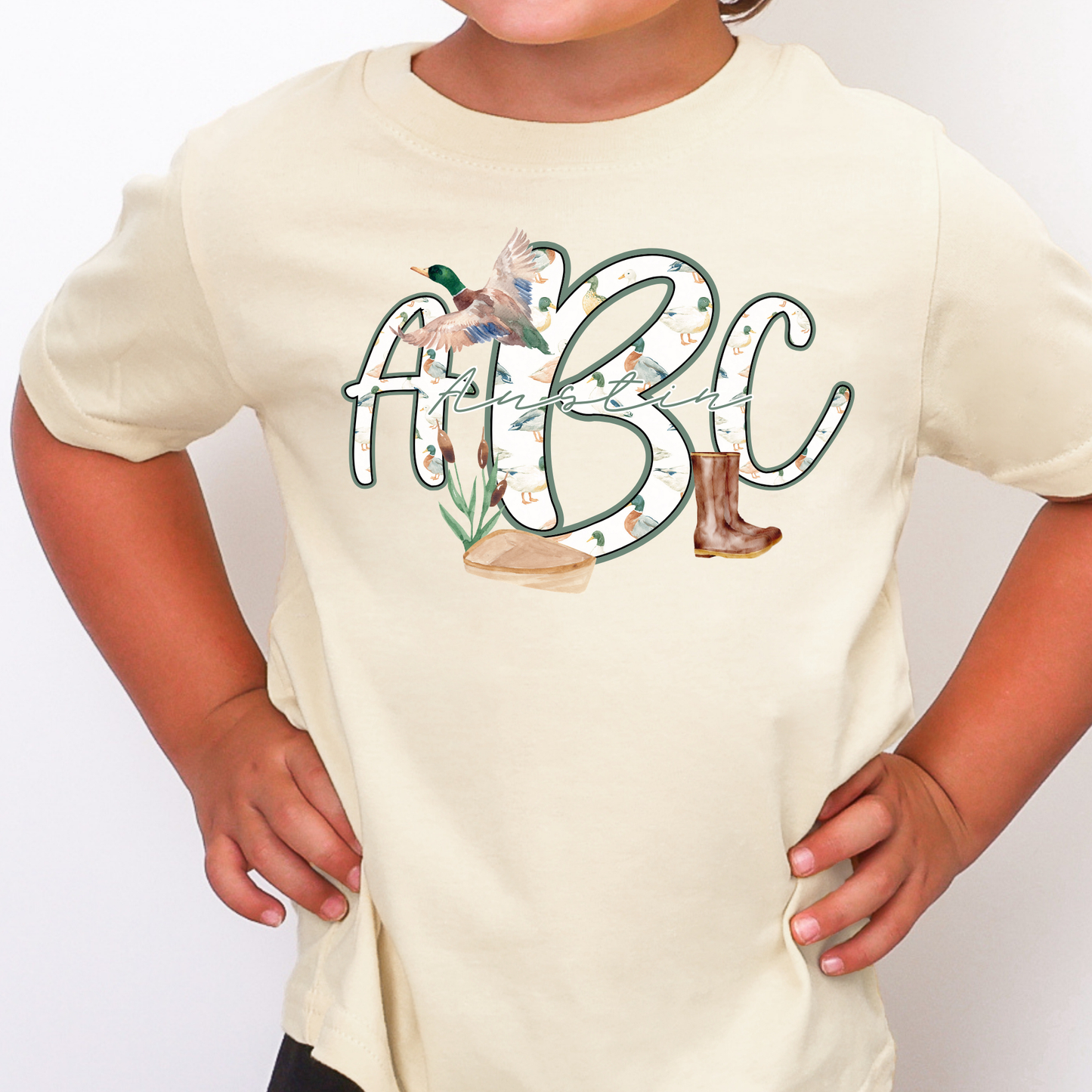 Duck Hunting - Custom Monogram Transfer