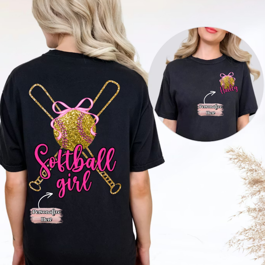 Softball Supporter -  ‼️Fully Customizable Transfer‼️