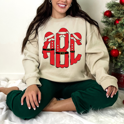 Santa  - Custom Monogram Transfer