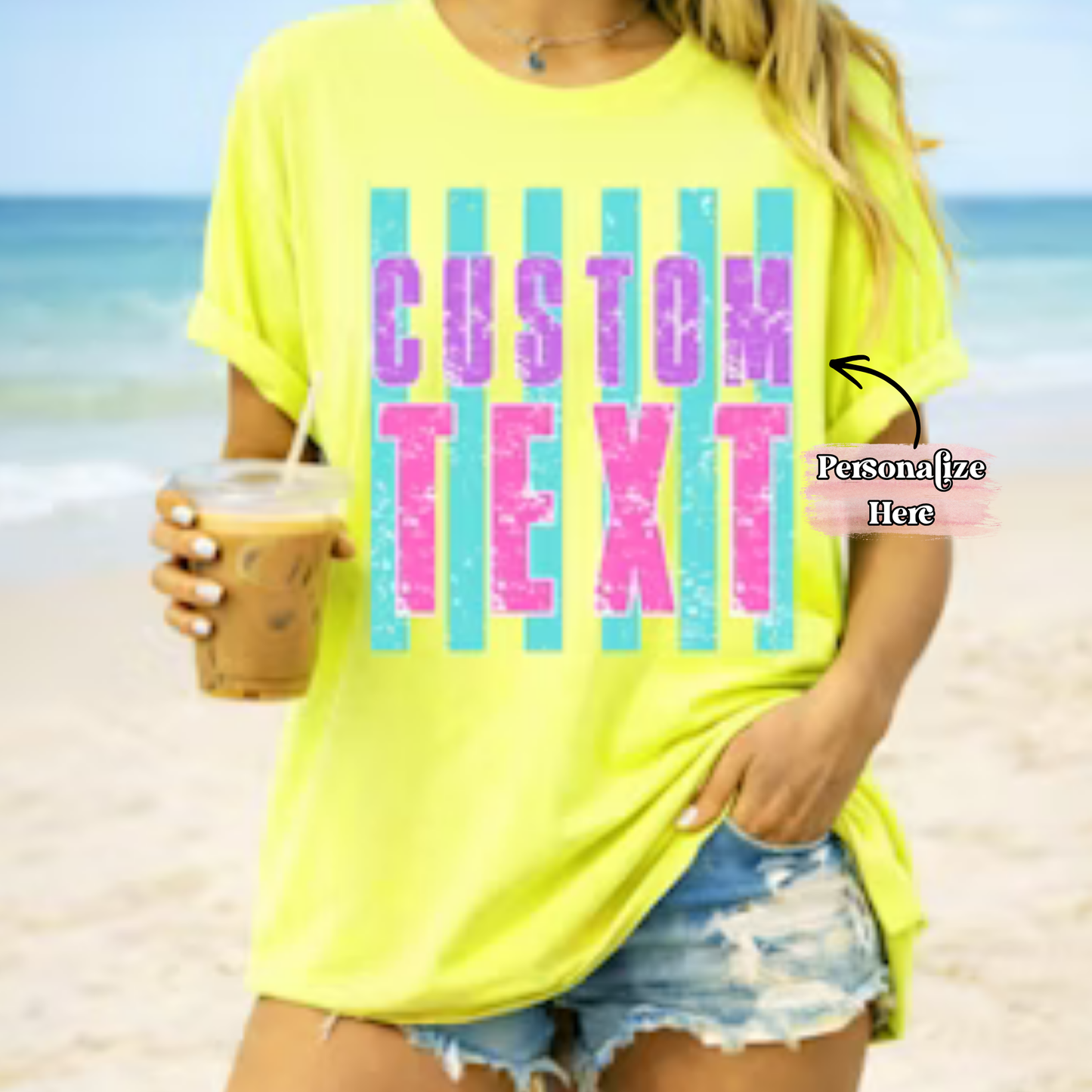 Summer Stripes -  ‼️Fully Customizable Transfer‼️