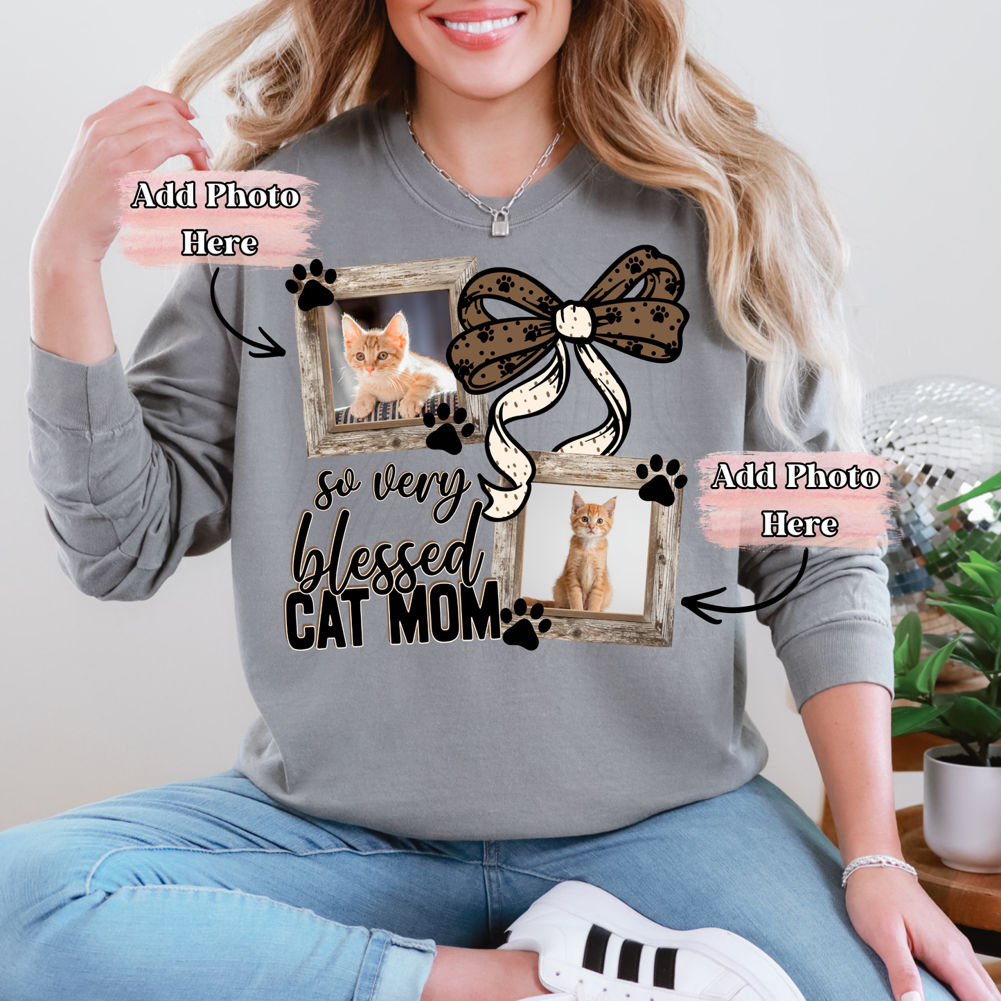 Blessed Dog/Cat Mom -  ‼️Fully Customizable Transfer‼️