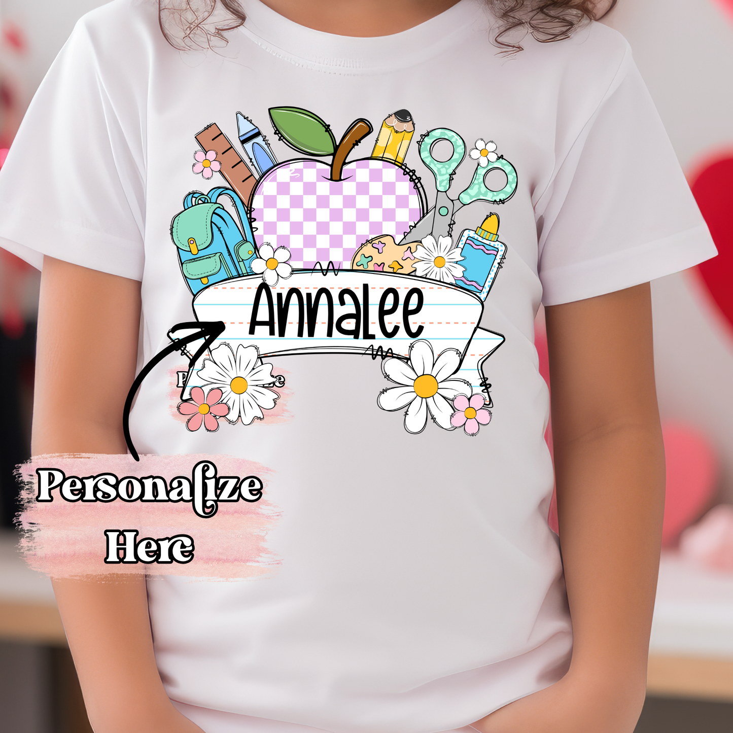 Pastel Apple Nameplate -  ‼️Fully Customizable Transfer‼️