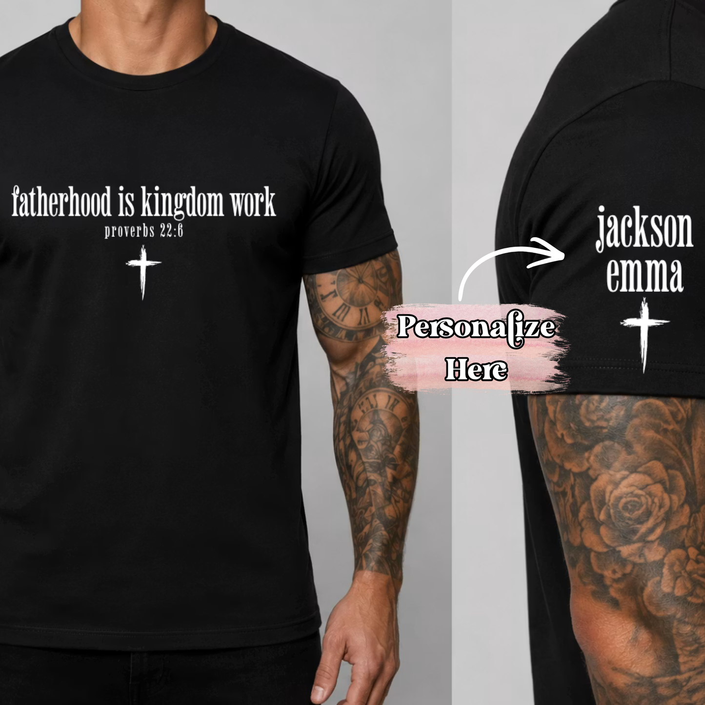 Fatherhood Is Kingdom Work - ‼️Fully Customizable Transfer‼️