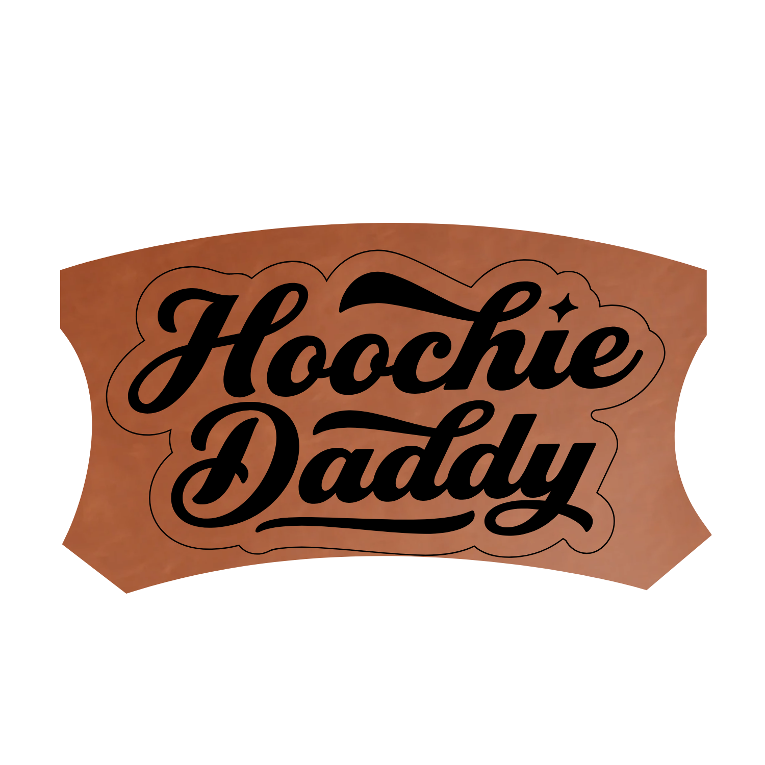 Hoochie Daddy Leather Patch