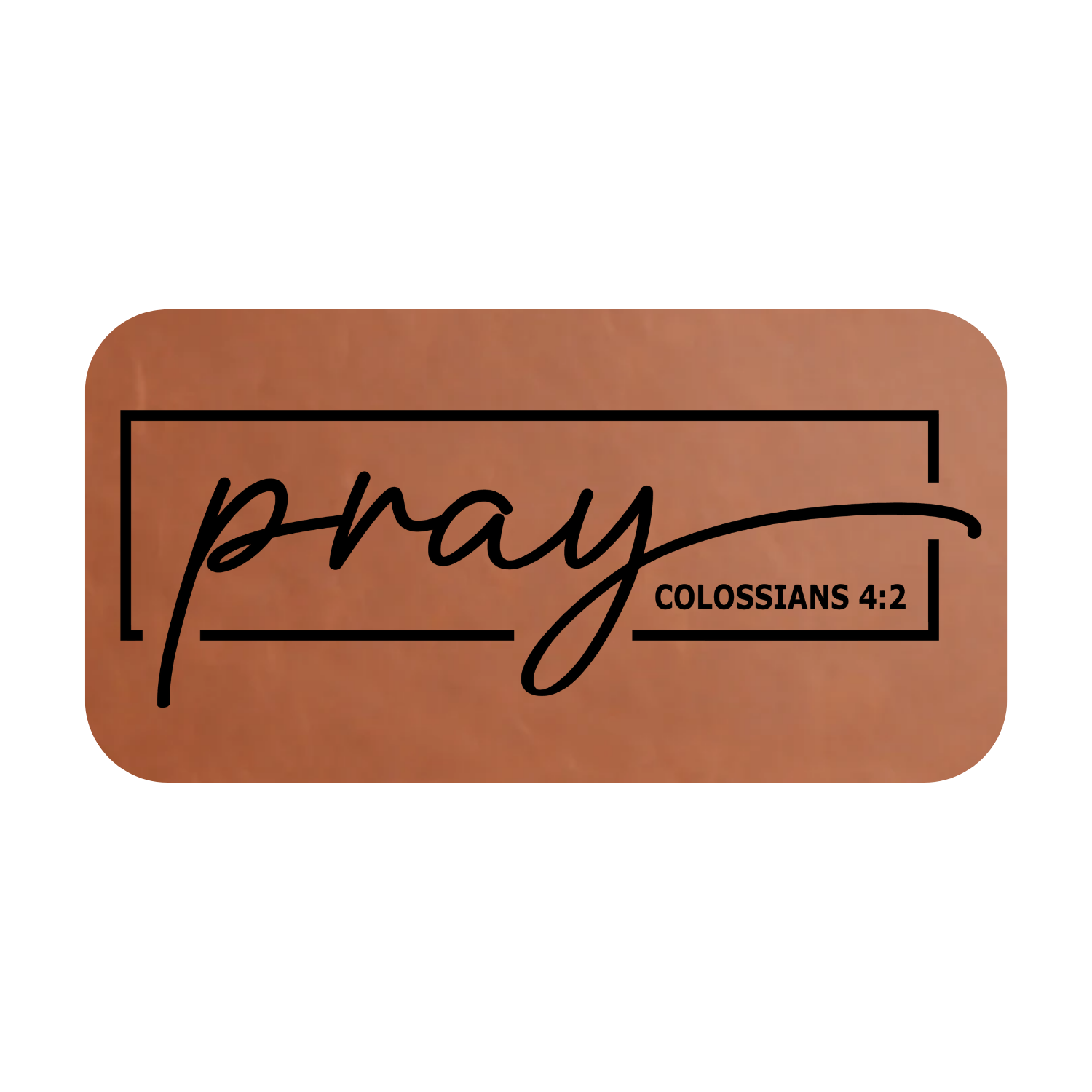 Pray✝️ Leather Patch