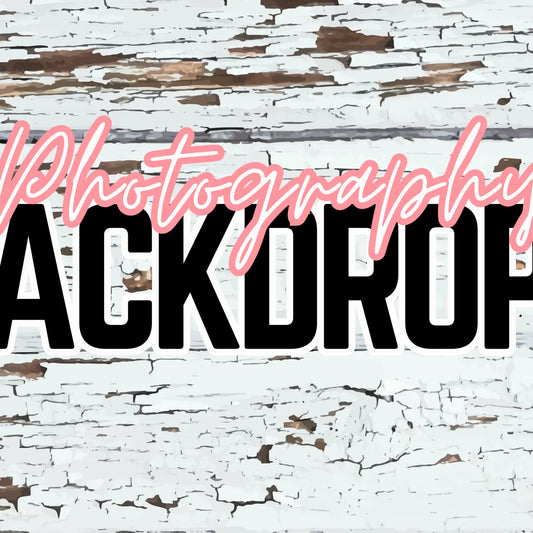 White Wood Rustic - Photography Backdrop - 11